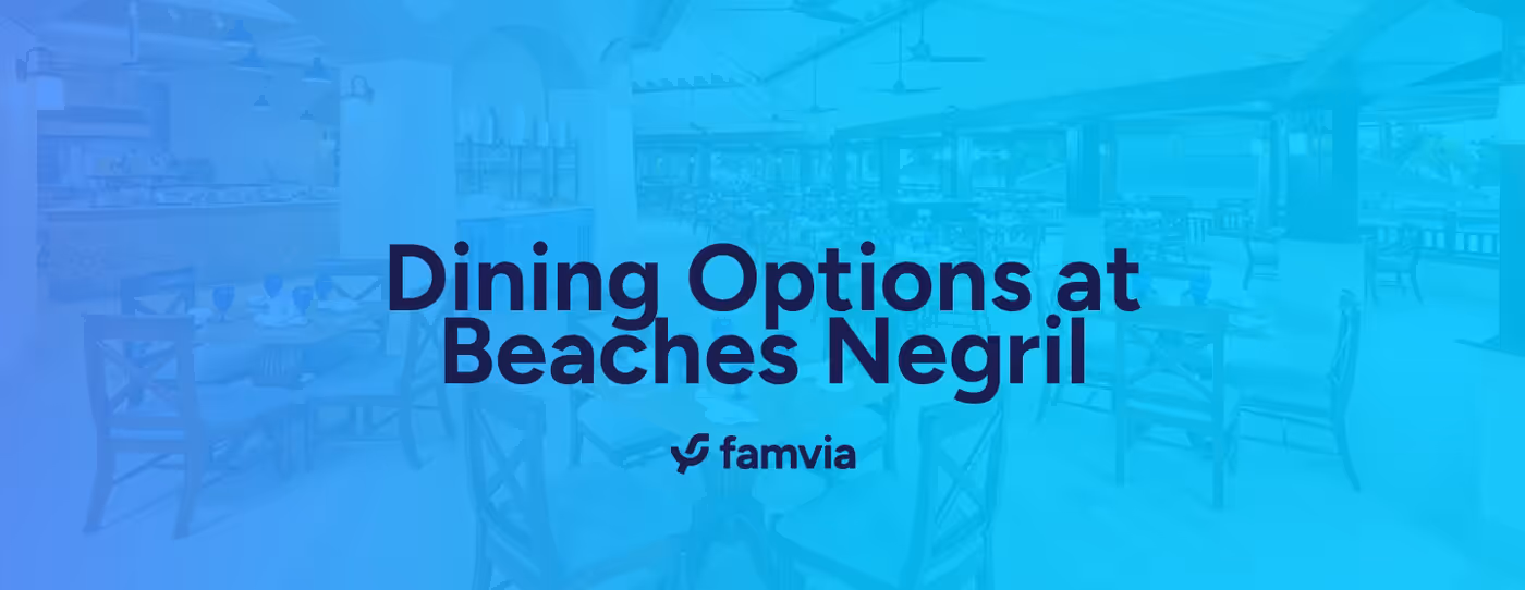 Dining Options at Beaches Negril