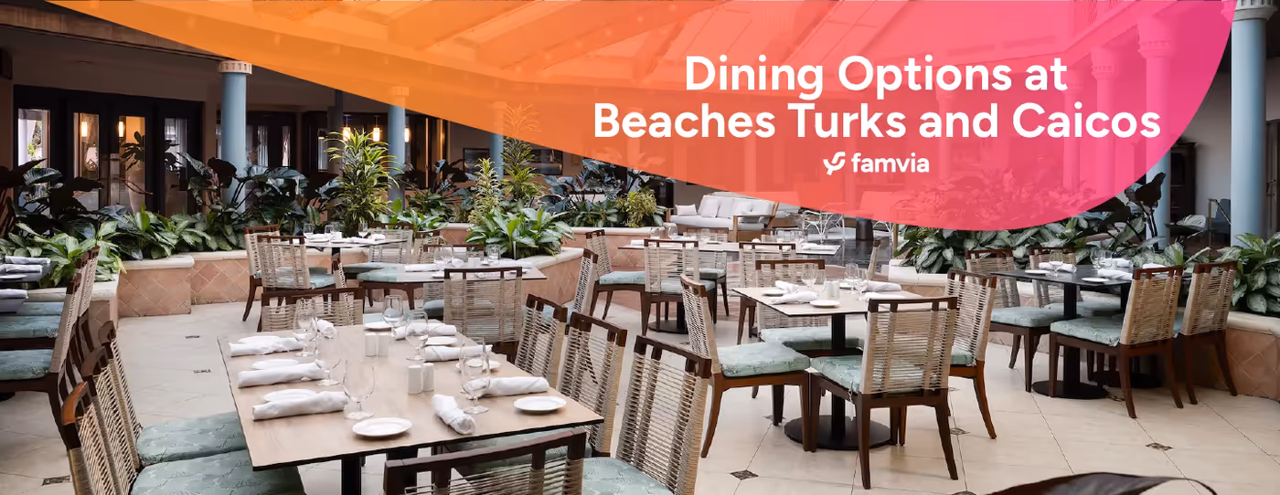 Dining Options at Beaches Turks and Caicos